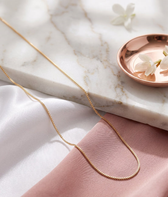 Gold Plated Box Chain