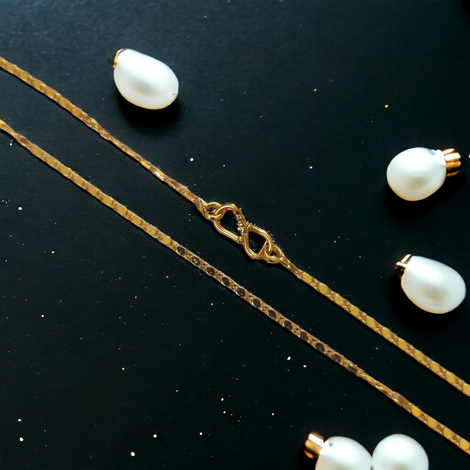 Micro Gold Plated Chain - Opal Touch