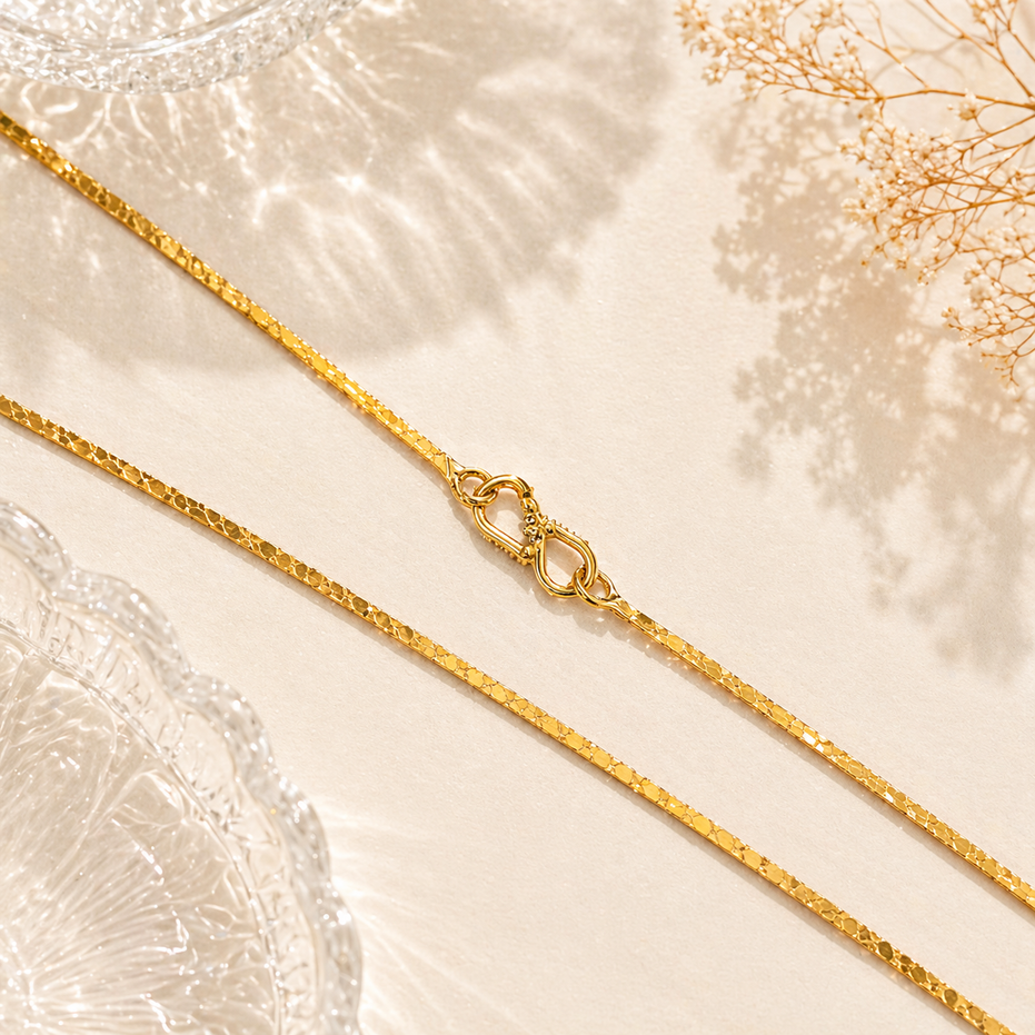 Micro Gold Plated Chain