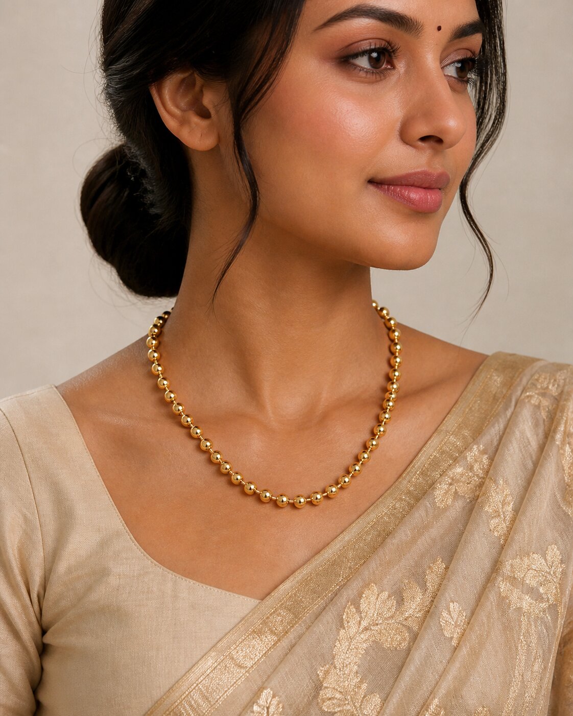 Timeless Gold Plated Ball Chain