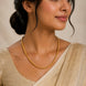 Zig-Zag Gold Plated Chain
