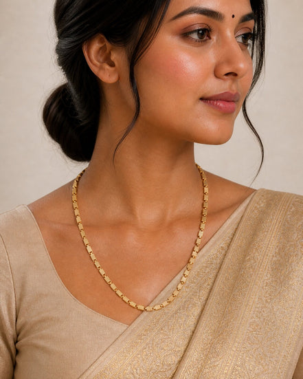 Radient Gold Plated Chain