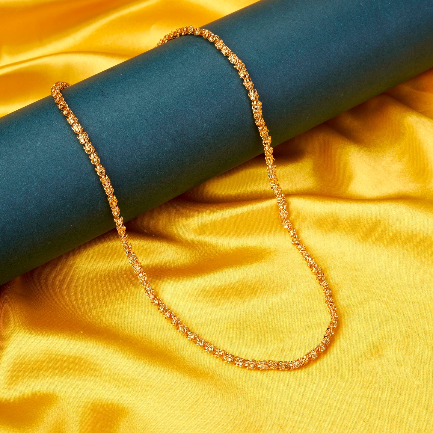 Floral Enchanted Gold Plated Chain