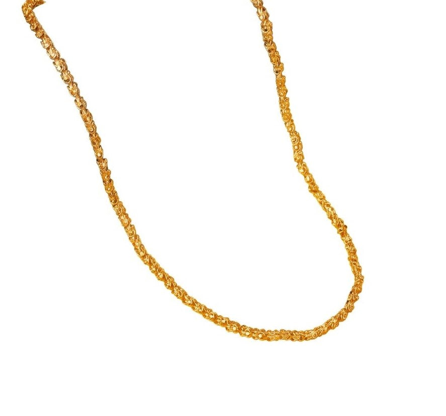 Floral Enchanted Gold Plated Chain