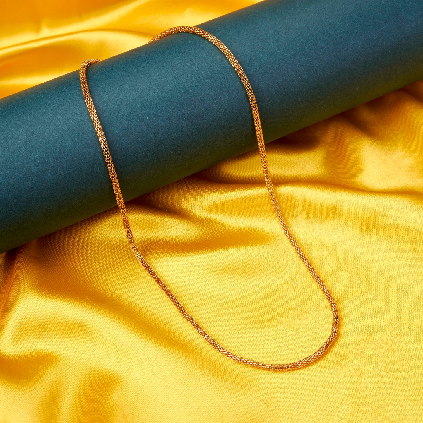Elegant Radient Gold Plated Chain