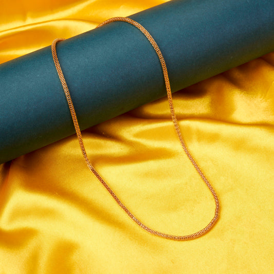 Elegant Radient Gold Plated Chain