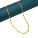 Timeless Gold Plated Shine Flat Link Chain