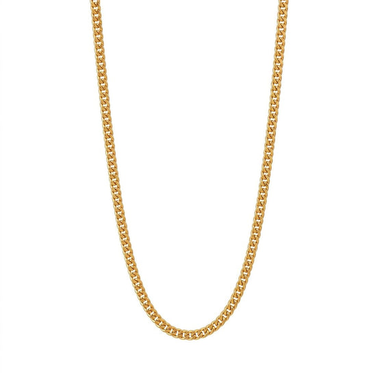 Radiance Flat Link Gold Plated Chain