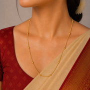 Radiant Bloom Gold Plated Chain