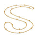 Radiant Bloom Gold Plated Chain