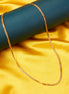 Sleek Gold Plated Flat Chain