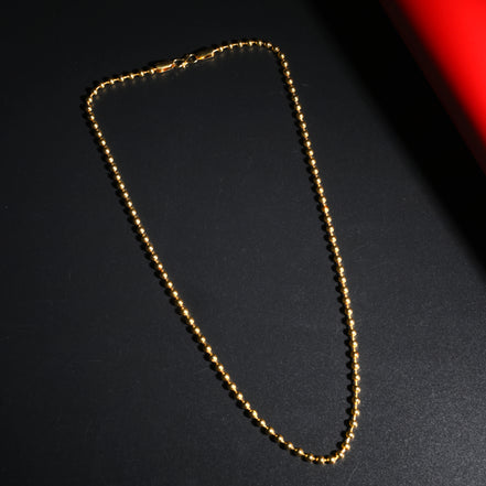 Gold Plated Beaded Chain