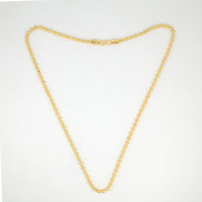 Gold Plated Beaded Chain