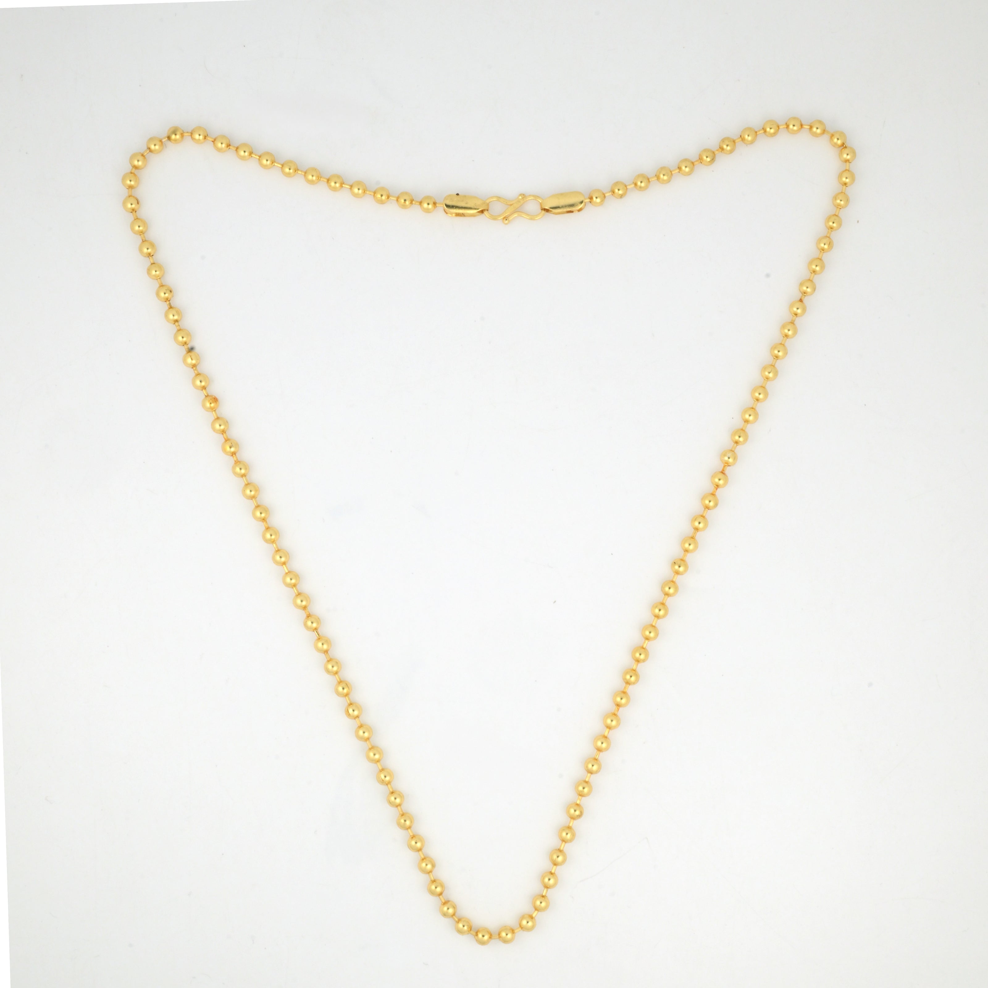 Gold Plated Beaded Chain