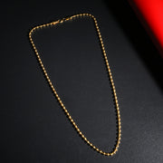 Gold Plated Beaded Chain
