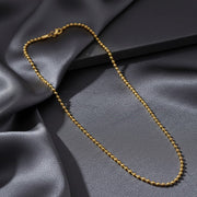 Gold Plated Beaded Chain