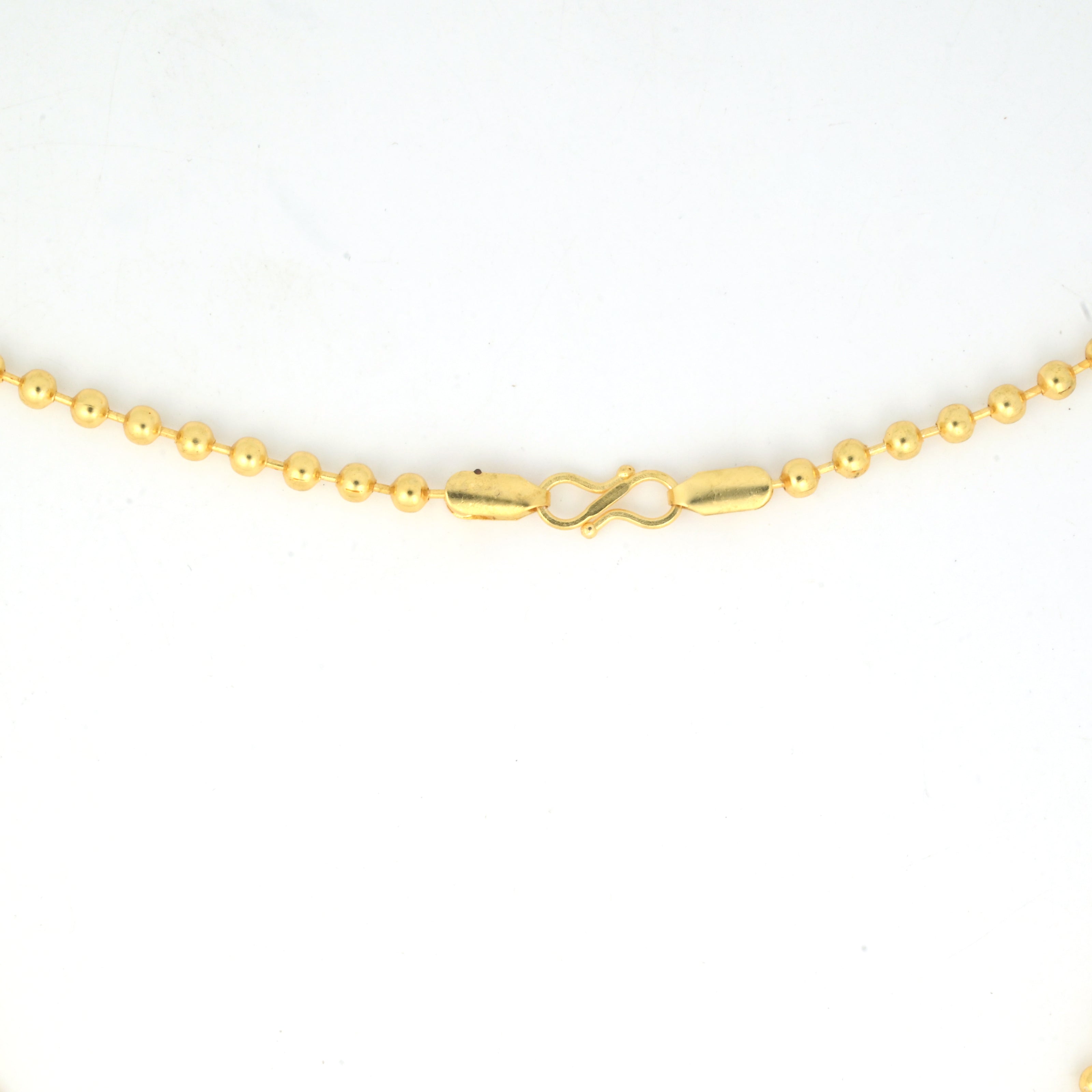 Gold Plated Beaded Chain