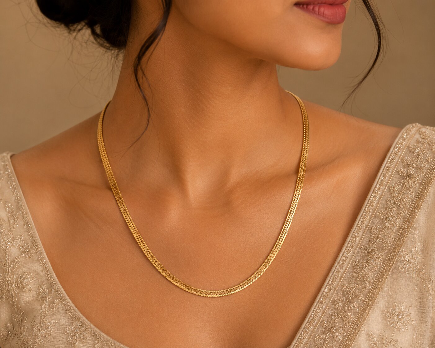 Elegant Gold Plated Chain