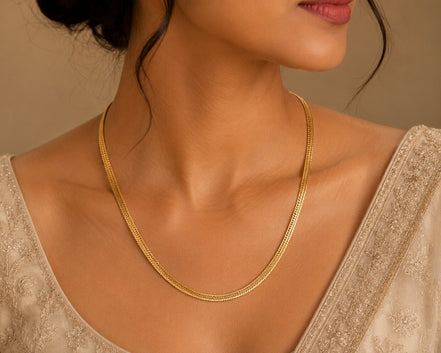Elegant Gold Plated Chain