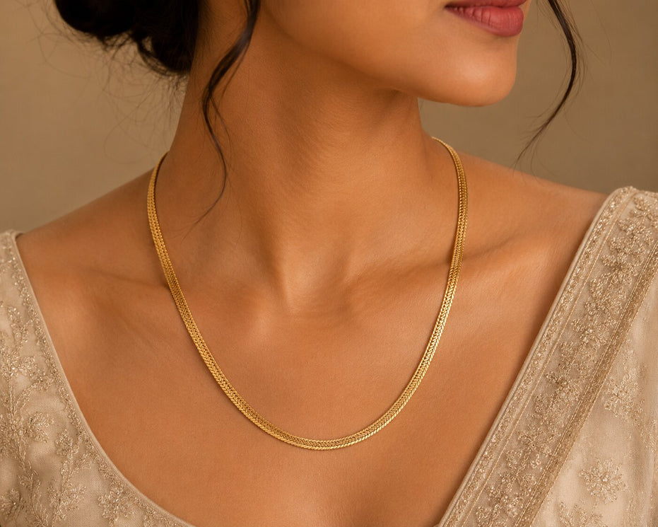 Elegant Gold Plated Chain