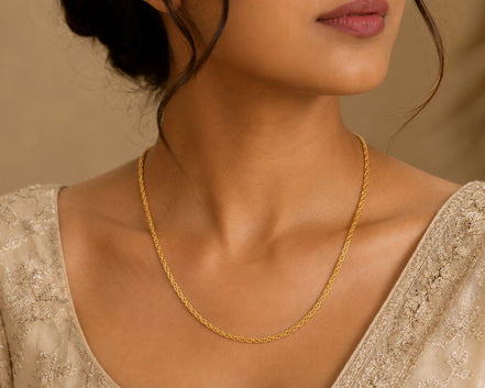 Cascading Gold Plated Chain