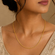 Cascading Gold Plated Chain