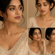 Cascading Gold Plated Chain