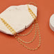 Classic Multi-Strand Necklace with Intricate Geometric Rectangular Link Pattern