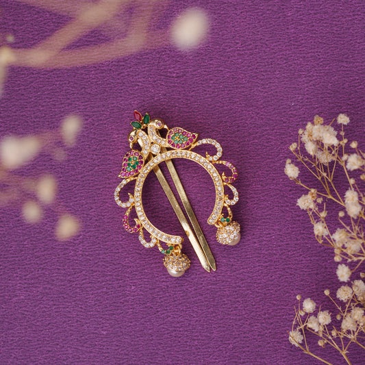 Opal Touch - Elegant Attire Gold Plated Juda Pin - Juda Pin