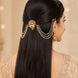 Enchnated Gajanan Gold Plated Juda Pin