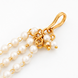 Elegant Multi-Strand Pearl Juda Pin with Intricate Sunburst Ornament