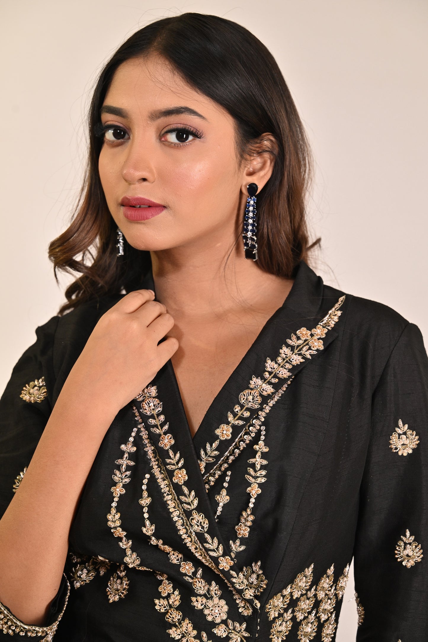 Vivid Crystal Dangle Earrings