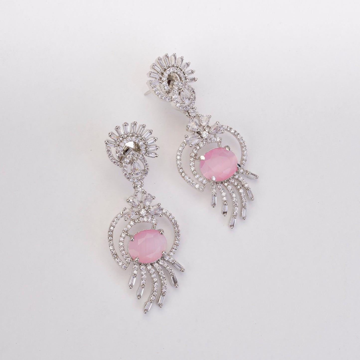 Timeless Rhodium Earrings