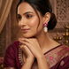 Rhodium Plated Floral Pearl Drop Earrings