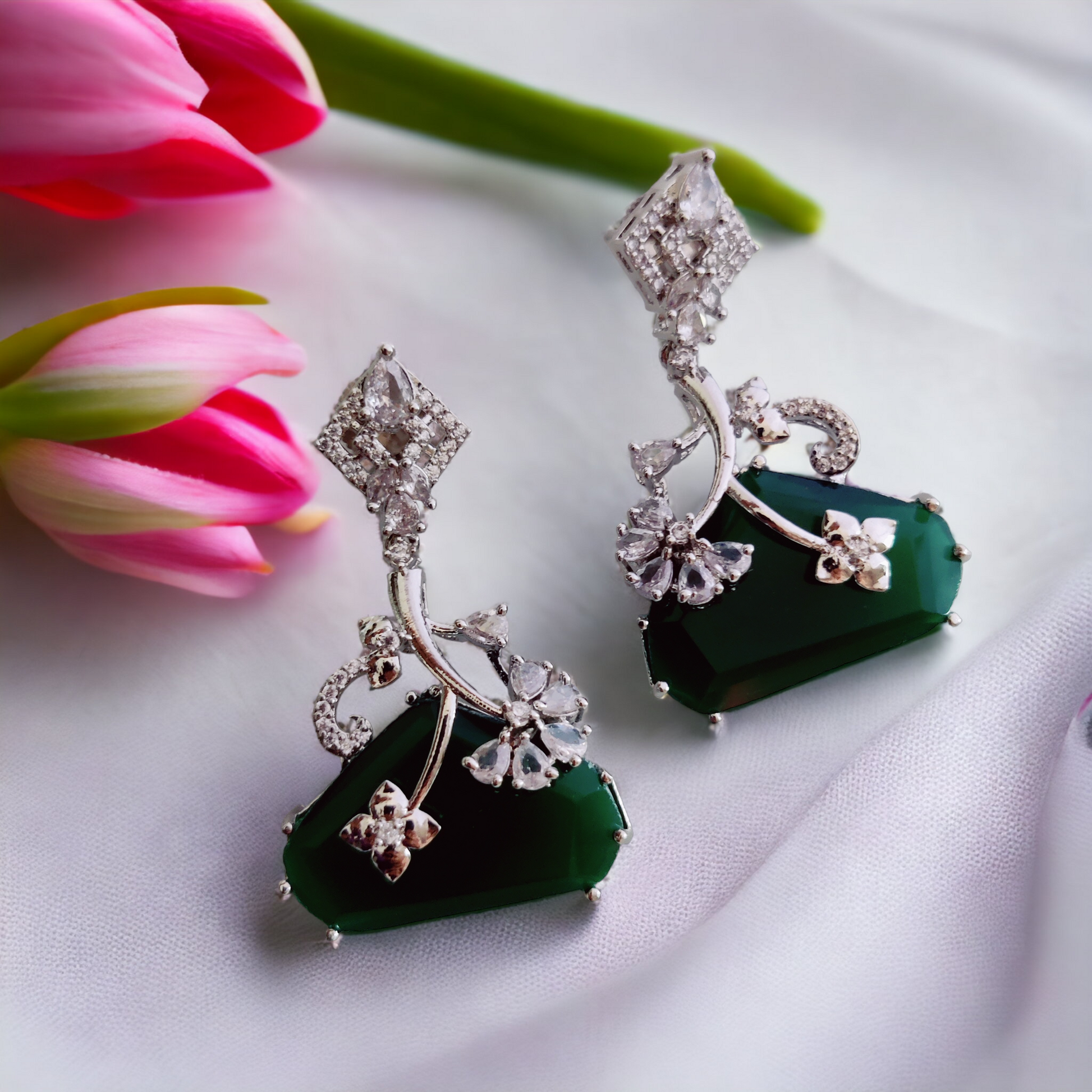 Mint Green Allure Earrings