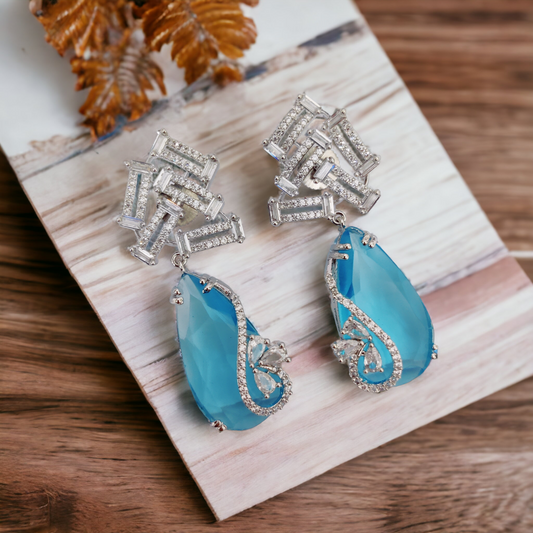 Opal Touch - Turquoise Temptation Earrings - Earrings