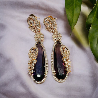 Opal Touch - Forest Enchantment Rose Gold Earrings - Earrings