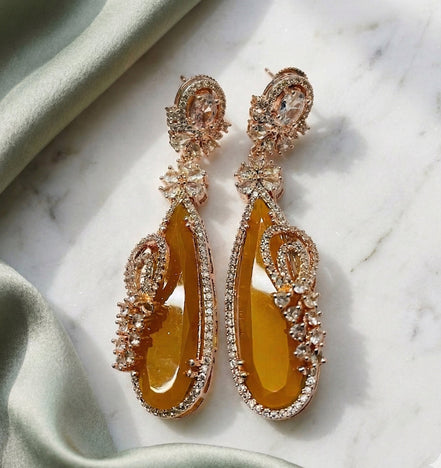 Forest Enchantment Rose Gold Earrings