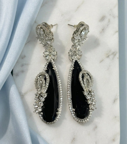 Forest Enchantment Rhodium Earrings