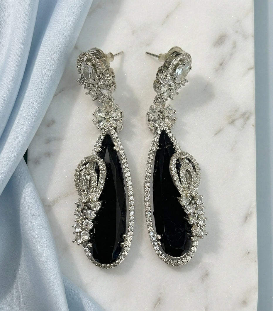 Forest Enchantment Rhodium Earrings