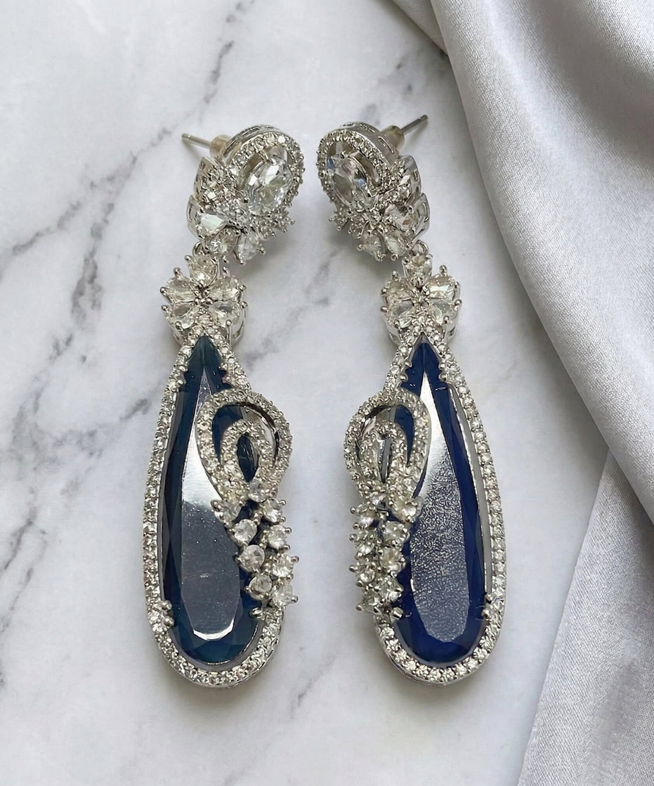 Forest Enchantment Rhodium Earrings
