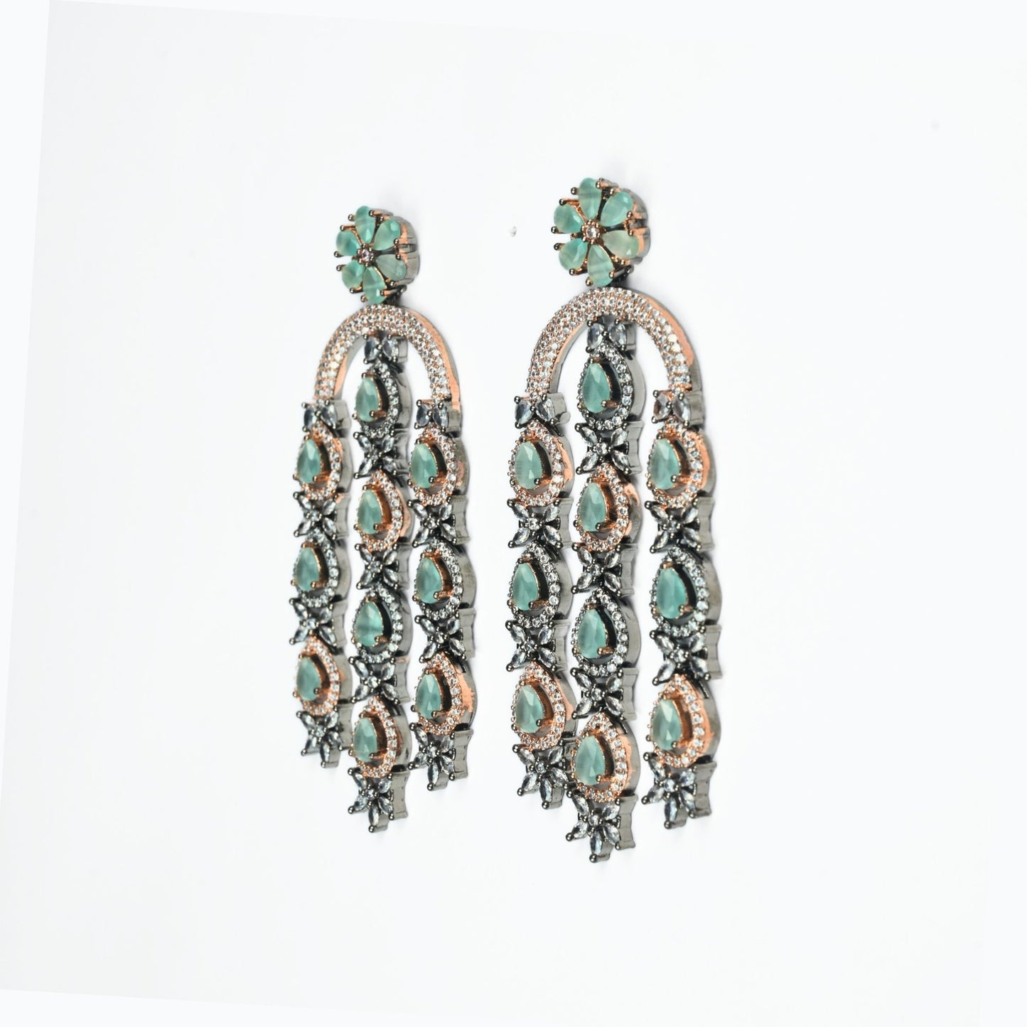 Blush Glow Dangler Earrings