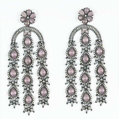 Blush Glow Dangler Earrings