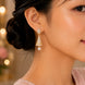 Enchanted Conical Gold Plated Earrings