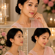 Enchanted Conical Gold Plated Earrings