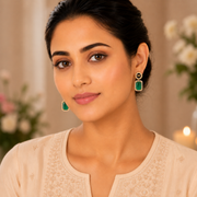 Wild Aura Gold and Silver Plated Earrings Drops