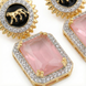 Wild Aura Gold and Silver Plated Earrings Drops