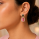 Wild Aura Gold and Silver Plated Earrings Drops