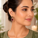 Wild Aura Gold and Silver Plated Earrings Drops