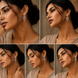 Rhodium-Plated Cubic Zirconia & Pearl Feather Earrings